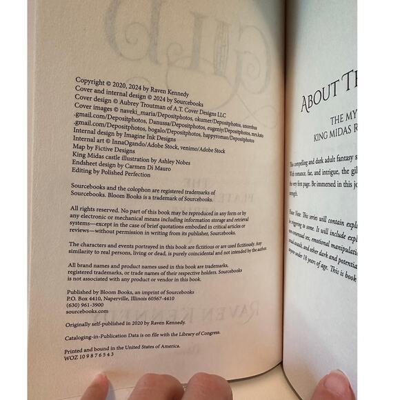 Gild By Raven Kennedy Signed The Plated Prisoner Series Book 1 Hardcover - Picture 3 of 8